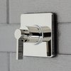 Kingston Brass KS3046NDL Single-Handle Three-Way Diverter Valve with Trim Kit, Polished Nickel KS3046NDL